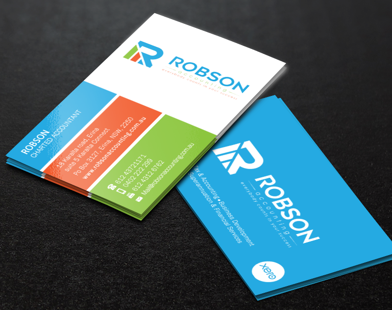 Design de Papeterie par Brand aid pour Robson Accounting  | Design #12737470