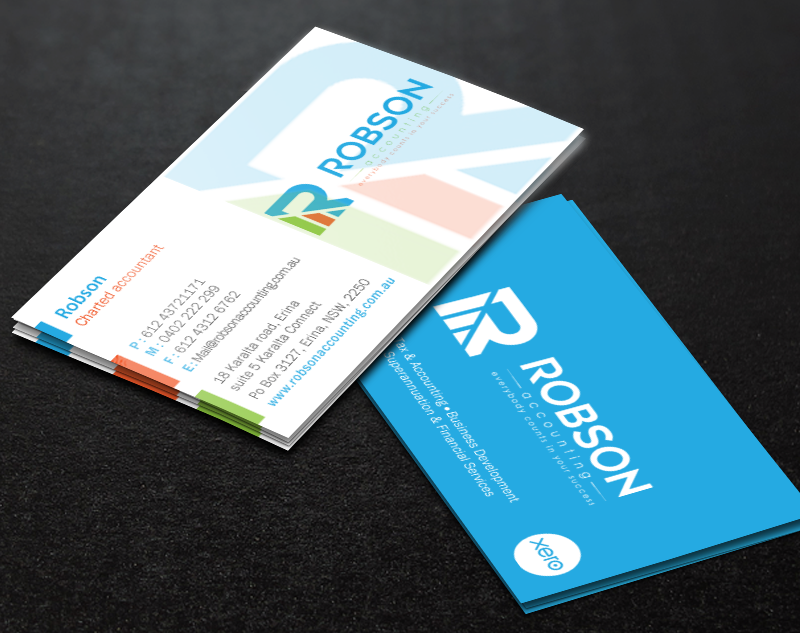 Design de Papeterie par Brand aid pour Robson Accounting  | Design #12737471