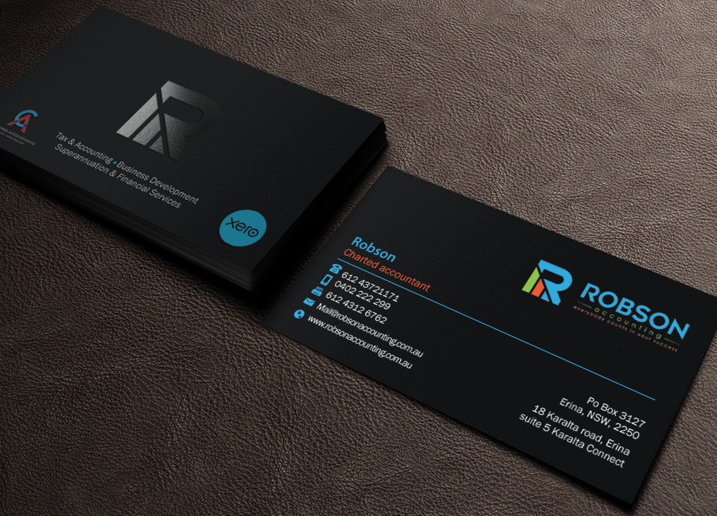 Design de Papeterie par Brand aid pour Robson Accounting  | Design #12737496