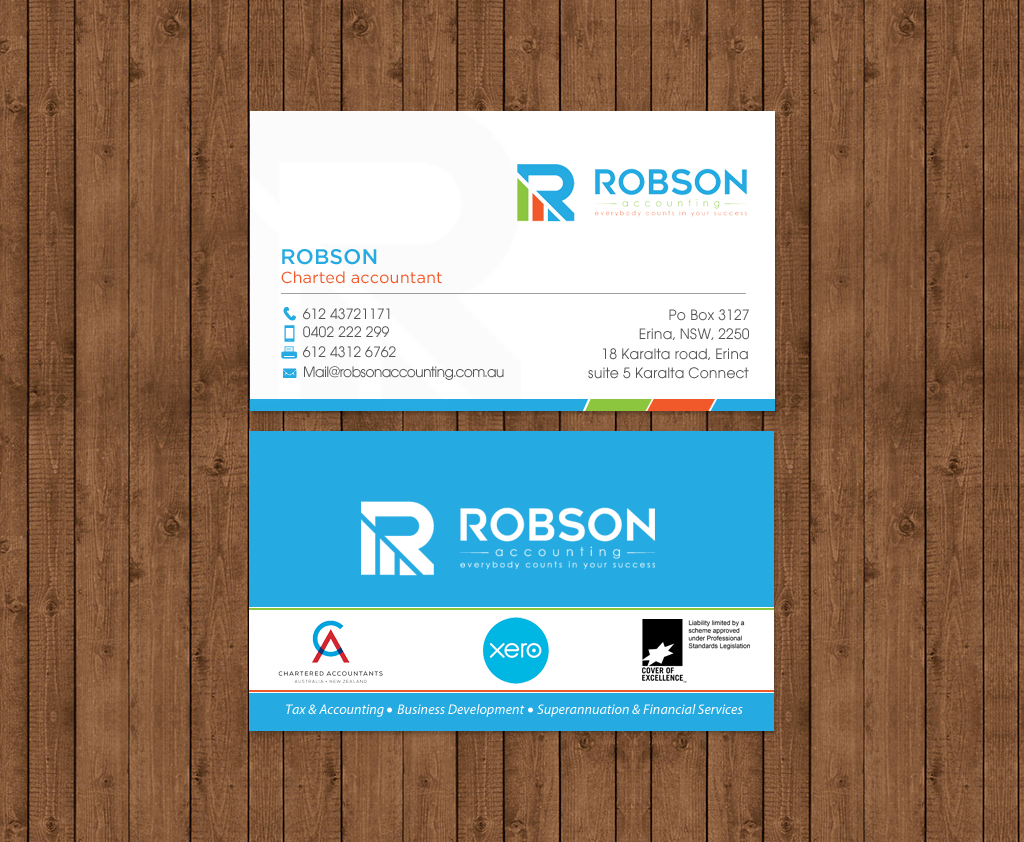 Design de Papeterie par chandrayaan.creative pour Robson Accounting  | Design #12737067
