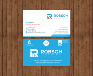 Stationery Design by chandrayaan.creative for Robson Accounting  | Design: #12737070