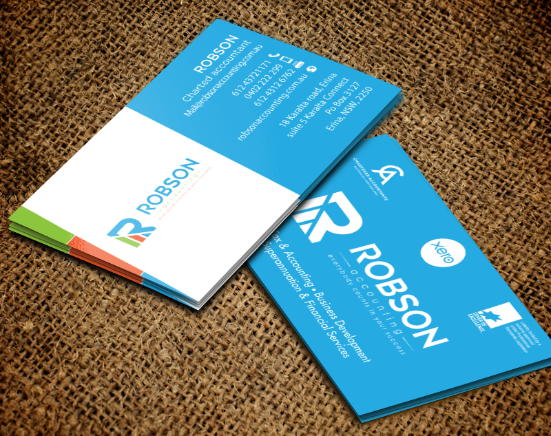 Stationery Design by chandrayaan.creative for Robson Accounting  | Design #12737089