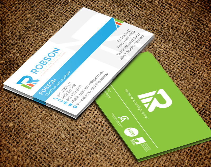 Stationery Design by chandrayaan.creative for Robson Accounting  | Design #12737109