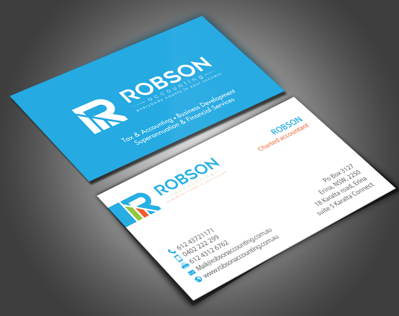 Stationery Design by chandrayaan.creative for Robson Accounting  | Design #12738886