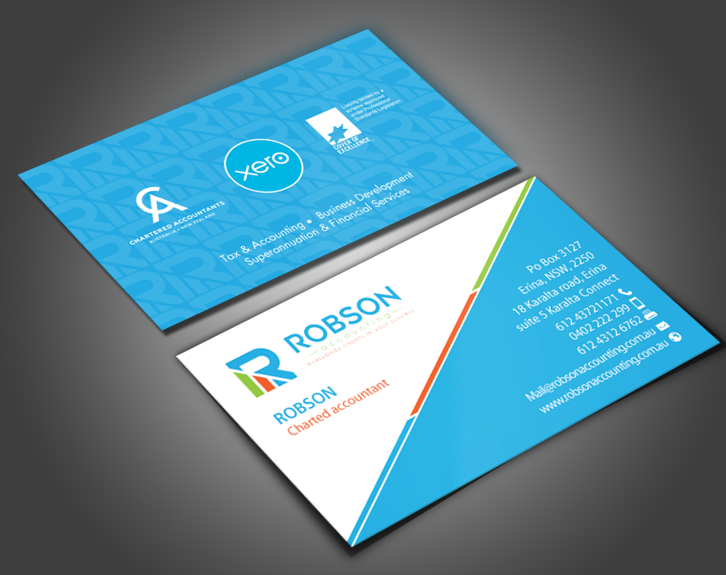 Stationery Design by chandrayaan.creative for Robson Accounting  | Design #12738907