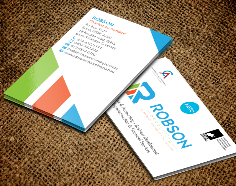 Stationery Design by chandrayaan.creative for Robson Accounting  | Design #12738908