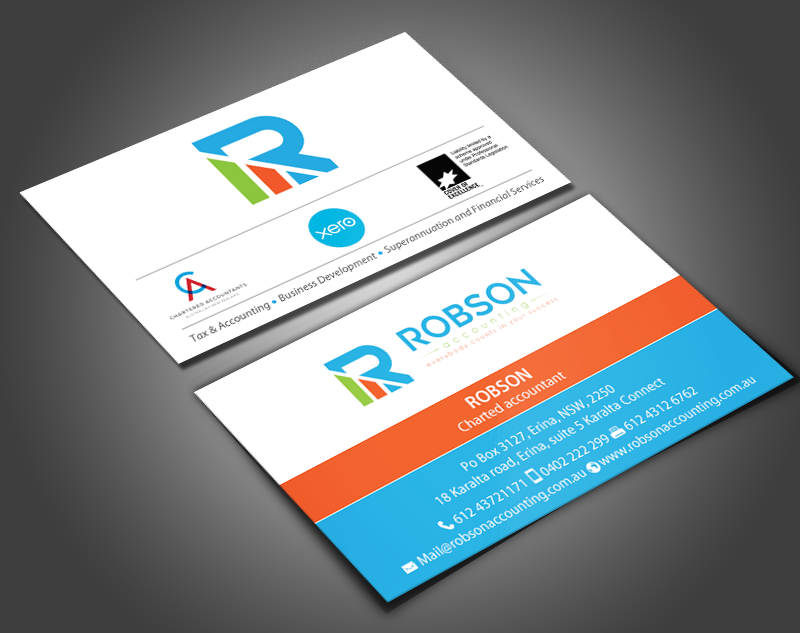 Stationery Design by chandrayaan.creative for Robson Accounting  | Design #12738914