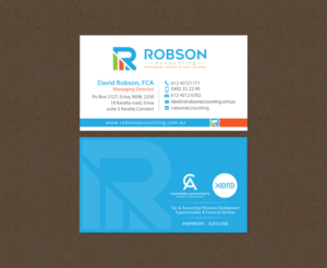 Stationery Design by chandrayaan.creative for Robson Accounting  | Design: #12766085