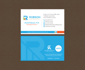 Stationery Design by chandrayaan.creative for Robson Accounting  | Design: #12766087