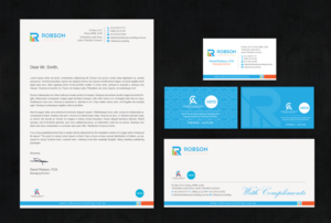 Stationery Design by chandrayaan.creative for Robson Accounting  | Design: #12776697