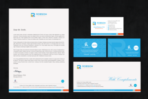 Stationery Design by chandrayaan.creative for Robson Accounting  | Design: #12776712