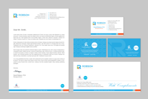 Stationery Design by chandrayaan.creative for Robson Accounting  | Design: #12848600