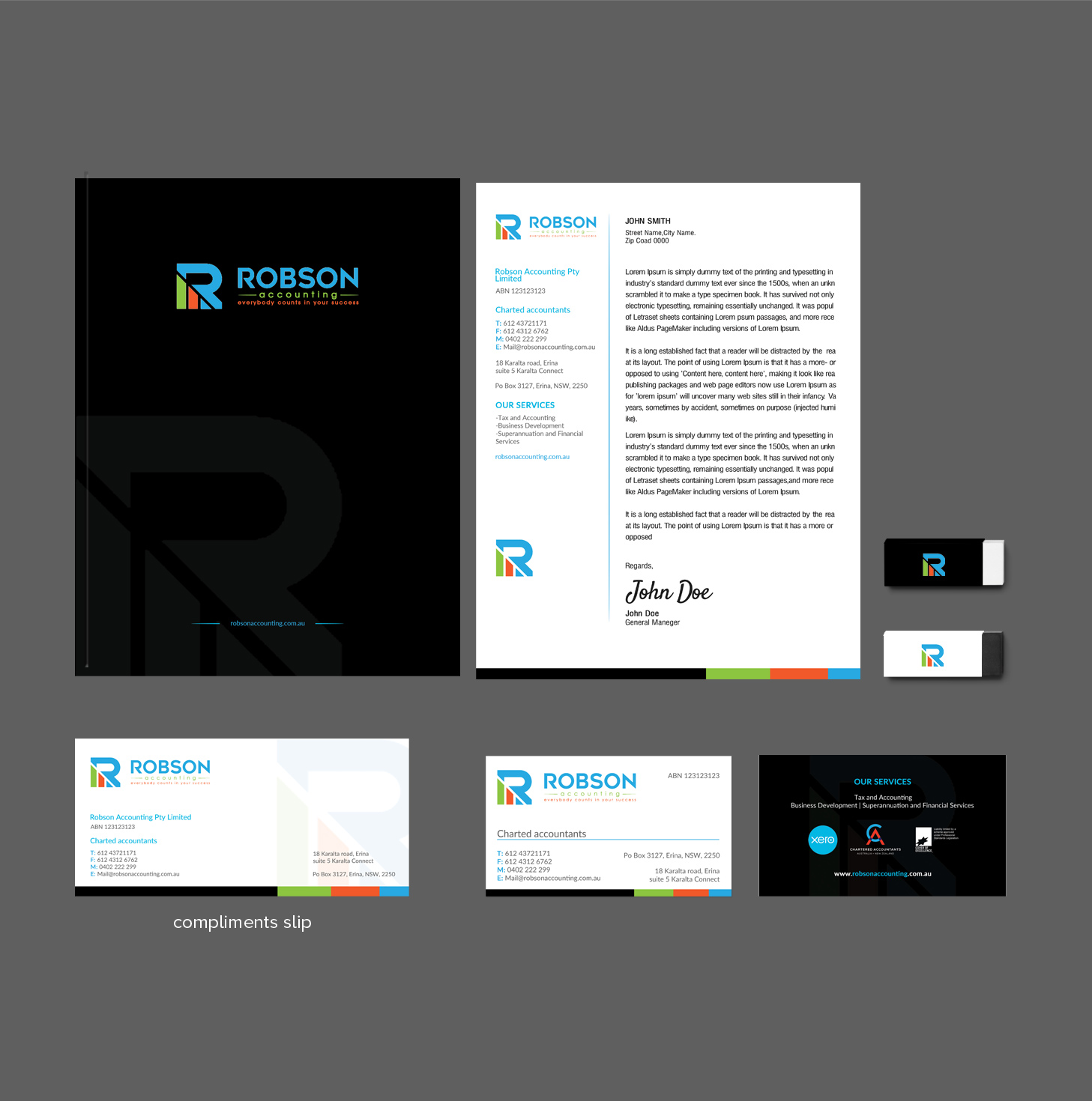 Design de Papeterie par SL Designer pour Robson Accounting  | Design #12731319