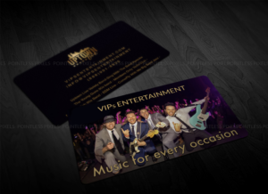 Visitenkarten-Design von Pointless Pixels India für VIPs Entertainment, LLC | Design: #12723855