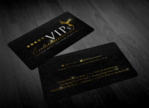 Visitenkarten-Design von Pointless Pixels India für VIPs Entertainment, LLC | Design: #12736782