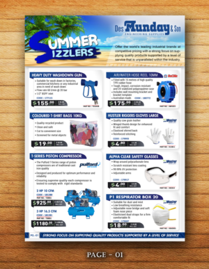 Diseño de Brochure por SD WEBCREATION para Des Munday & Son Pty Ltd | Diseño #12763981