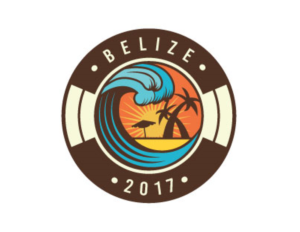 Belize 2017 Fun, Retro, Vintage! | Postcard Design by Mandy Illustrator