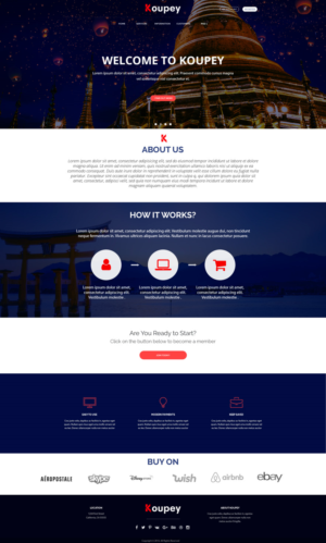 Web Design by lionx for koupey | Design: #12840279