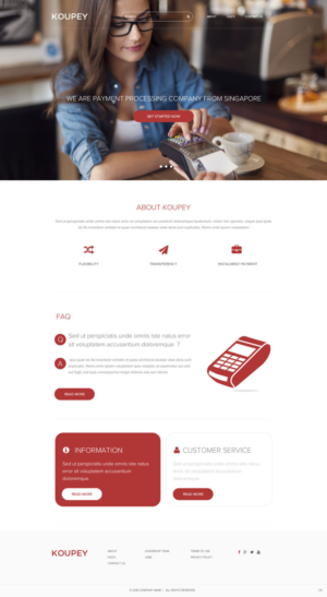 Web Design by pb for koupey | Design: #12766293