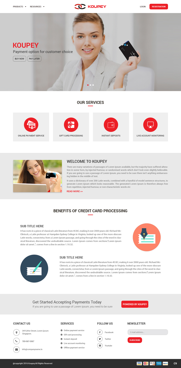 Web Design by pb for koupey | Design #12766297