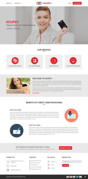 Web Design by pb for koupey | Design: #12766297