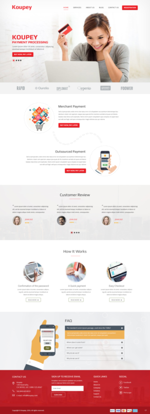 Web Design by pb for koupey | Design: #12766312