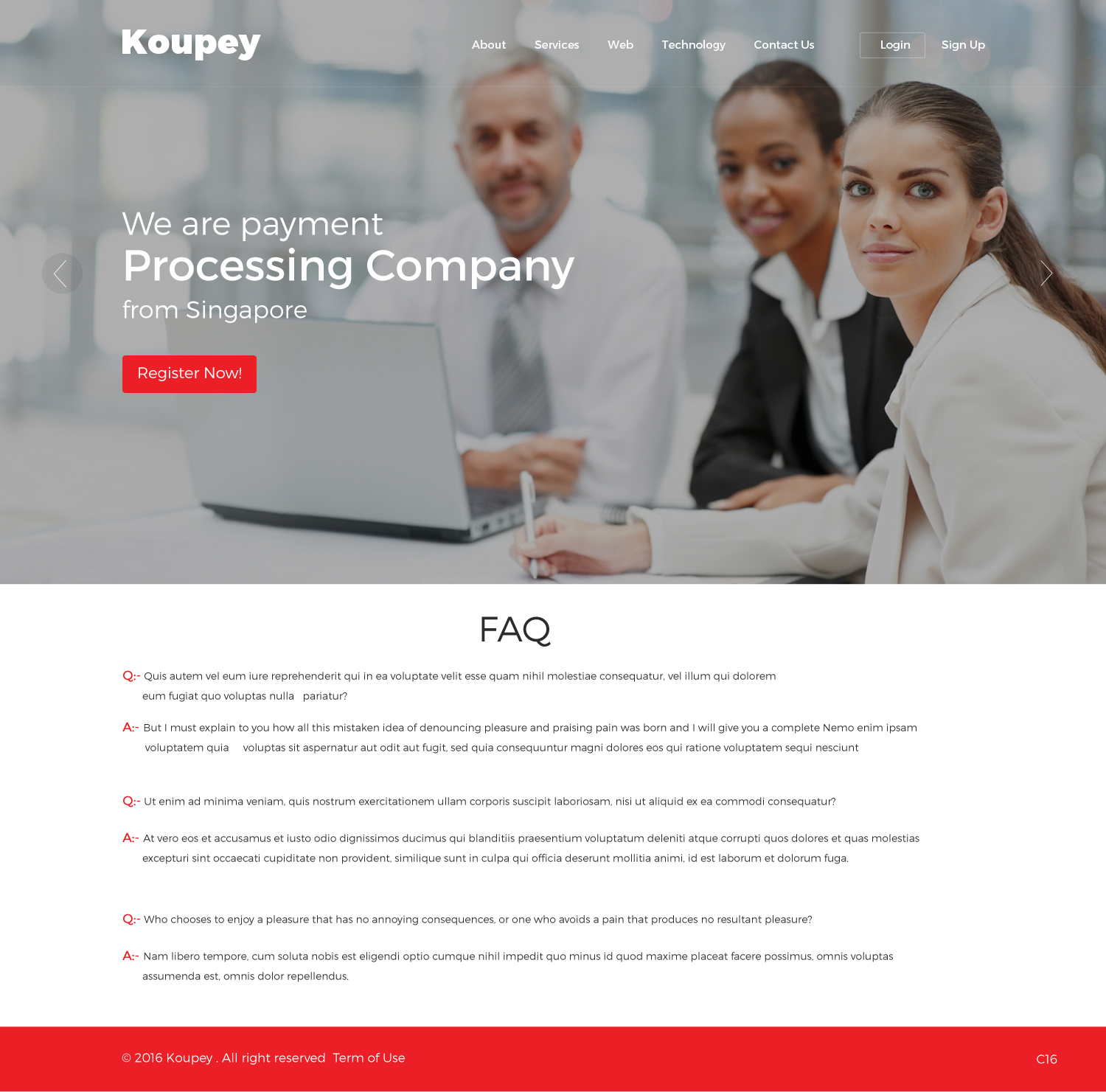 Web Design by pb for koupey | Design #12776275