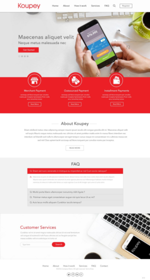 Web Design by pb for koupey | Design: #12776276