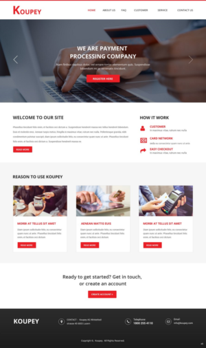 Web Design by pb for koupey | Design: #12776277