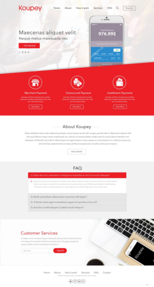 Web Design by pb for koupey | Design: #12776278