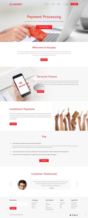 Web Design by pb for koupey | Design: #12776280