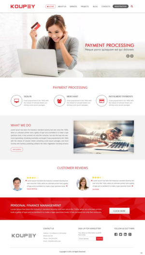 Web Design by pb for koupey | Design: #12836267