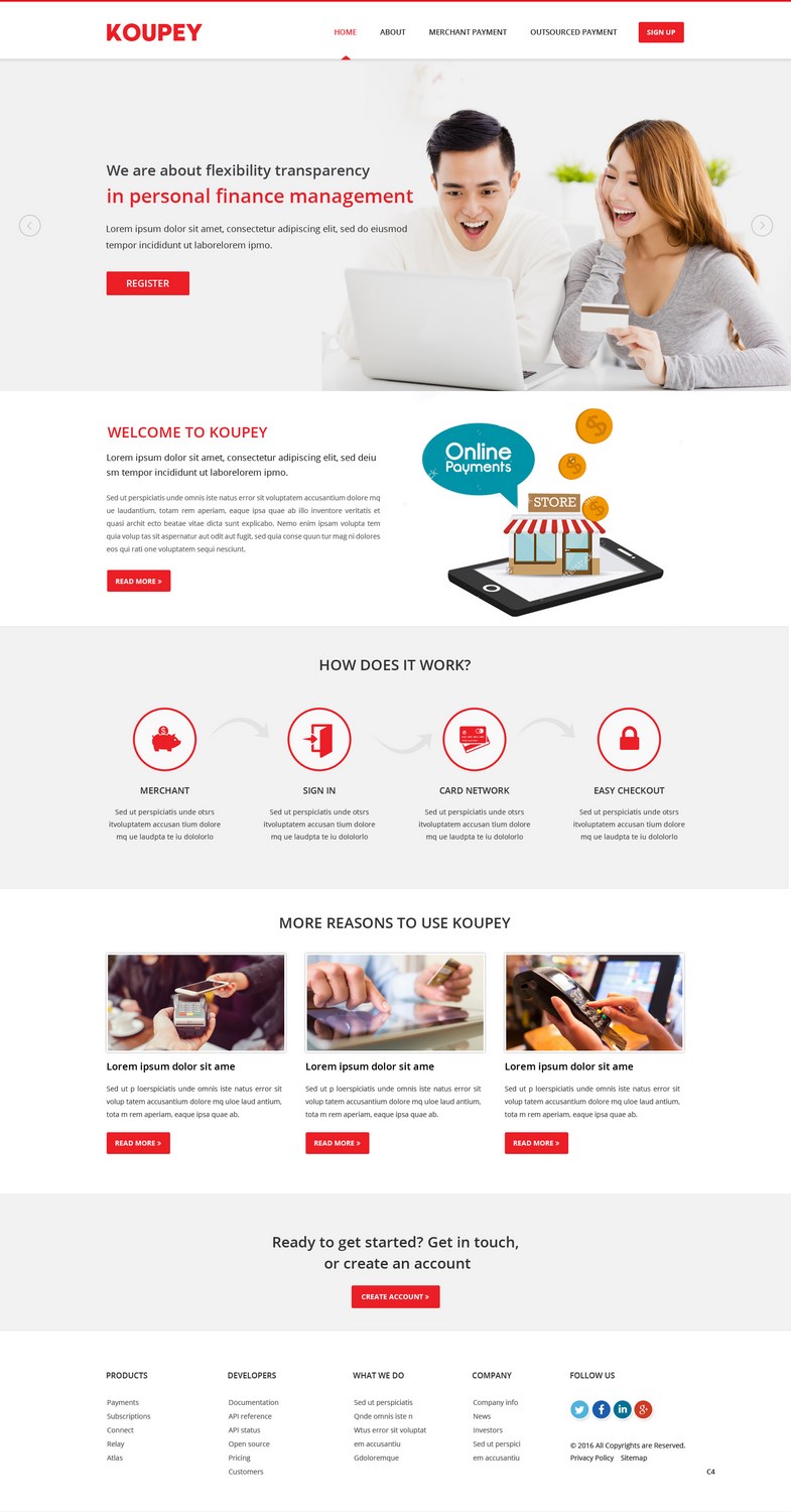 Web Design by pb for koupey | Design #12848216