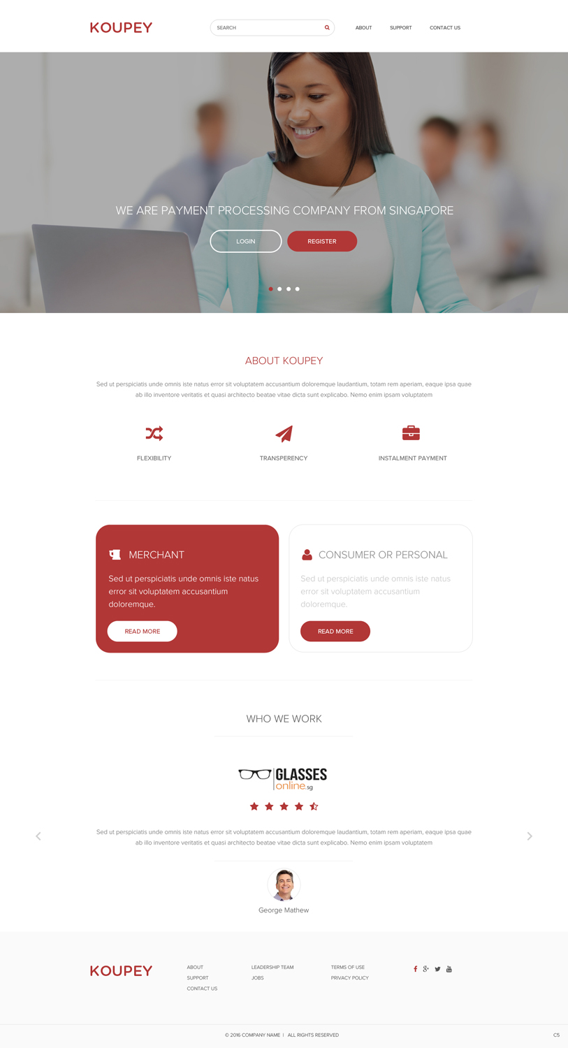 Web Design by pb for koupey | Design #12862761
