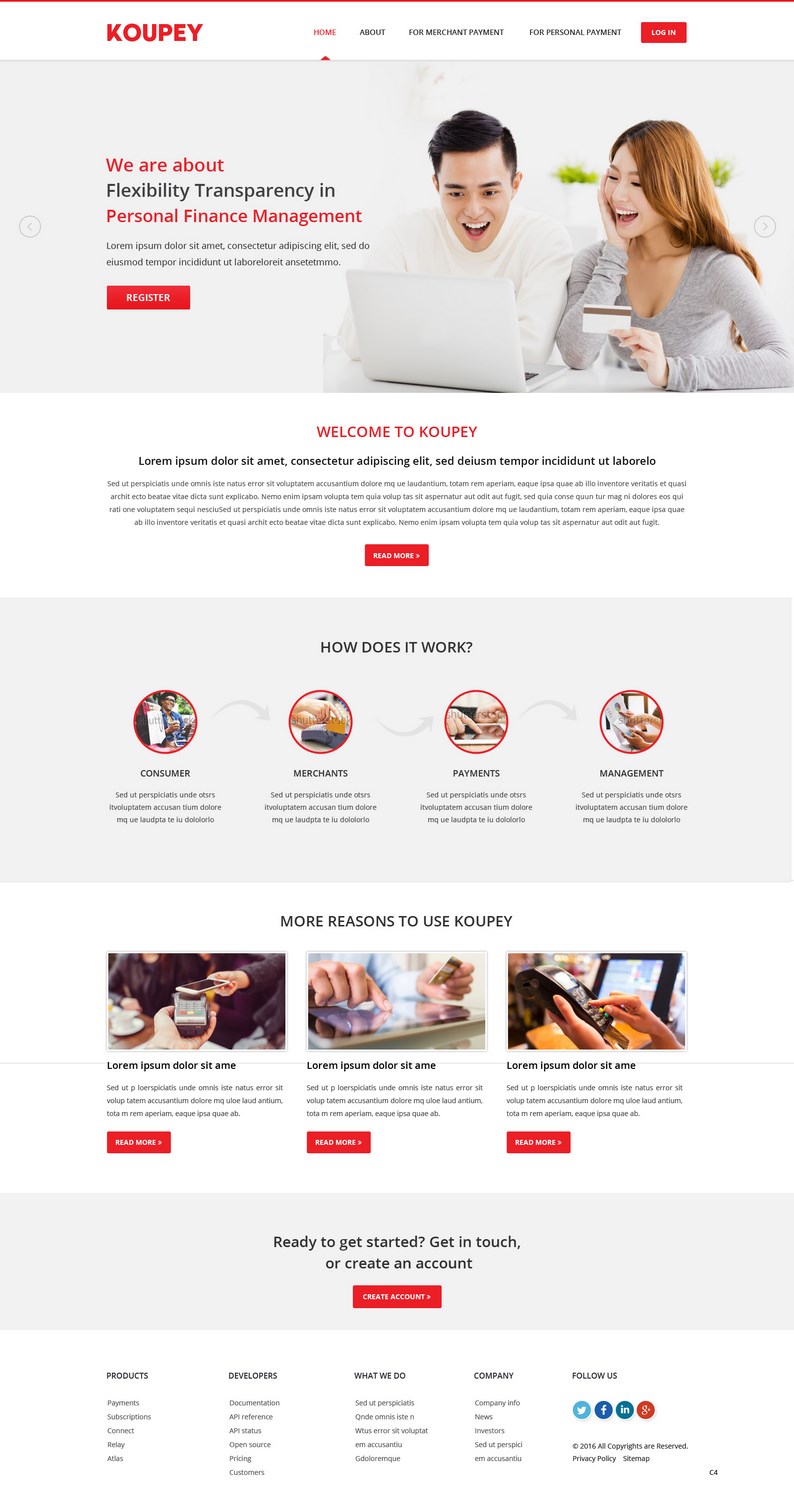 Web Design by pb for koupey | Design #12875315