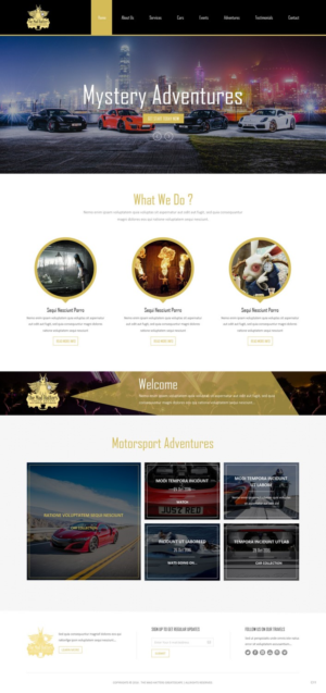 Web Design by pb for The Mad Hatters Great Escape LTD | Design: #12739453