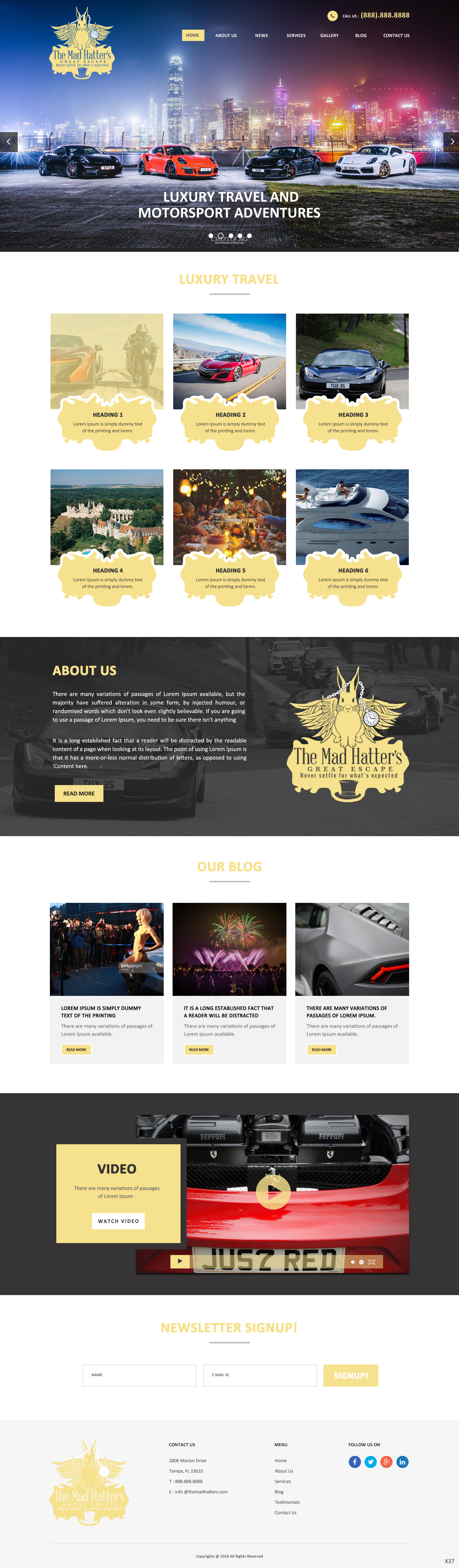 Diseño Web por pb para The Mad Hatters Great Escape LTD | Diseño #12739455