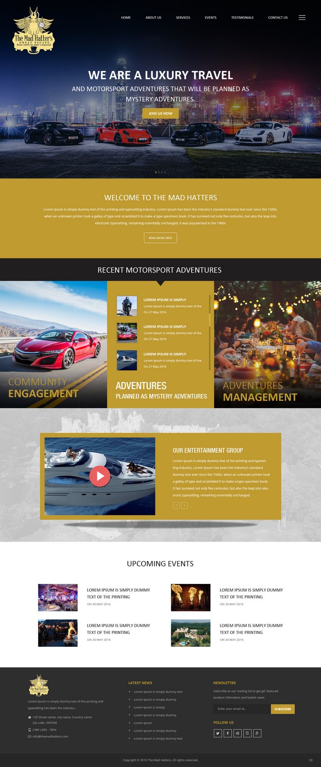 Web-Design von pb für The Mad Hatters Great Escape LTD | Design #12747757