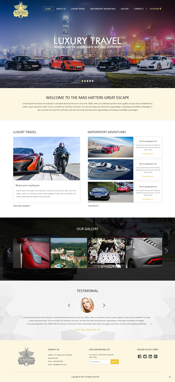 Web-Design von pb für The Mad Hatters Great Escape LTD | Design #12747760