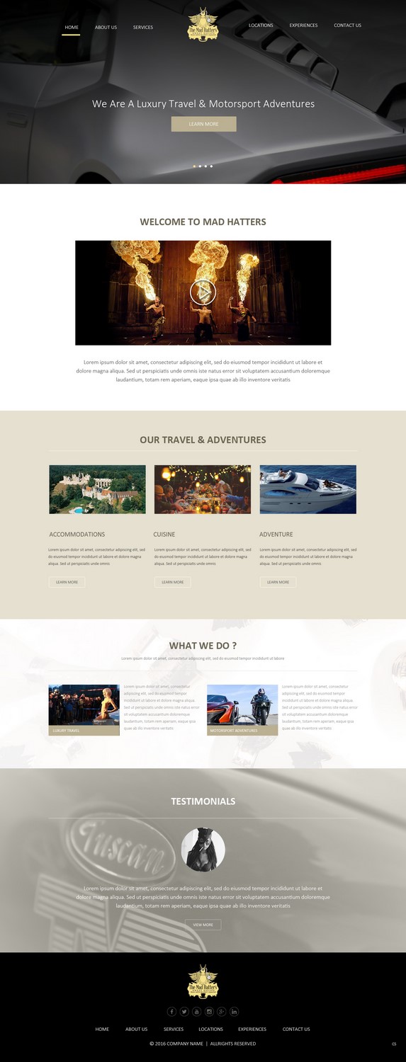 Web-Design von pb für The Mad Hatters Great Escape LTD | Design #12747772