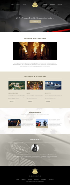 Web Design by pb for The Mad Hatters Great Escape LTD | Design: #12747772