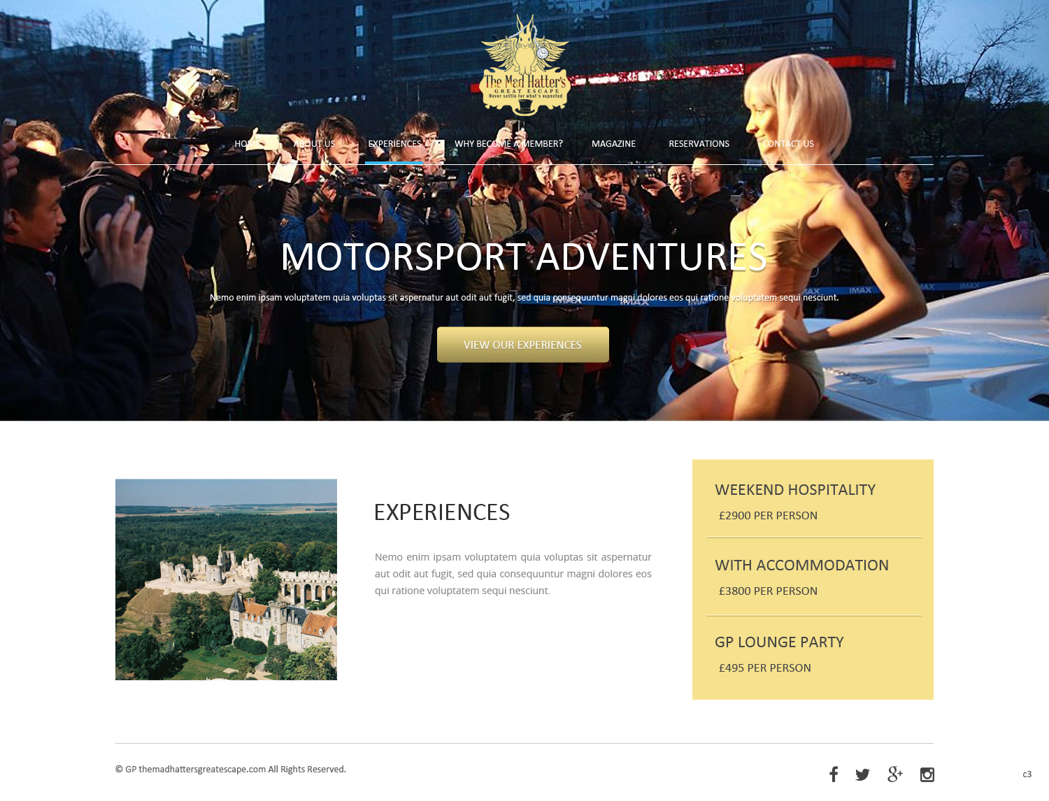 Web-Design von pb für The Mad Hatters Great Escape LTD | Design #13237494