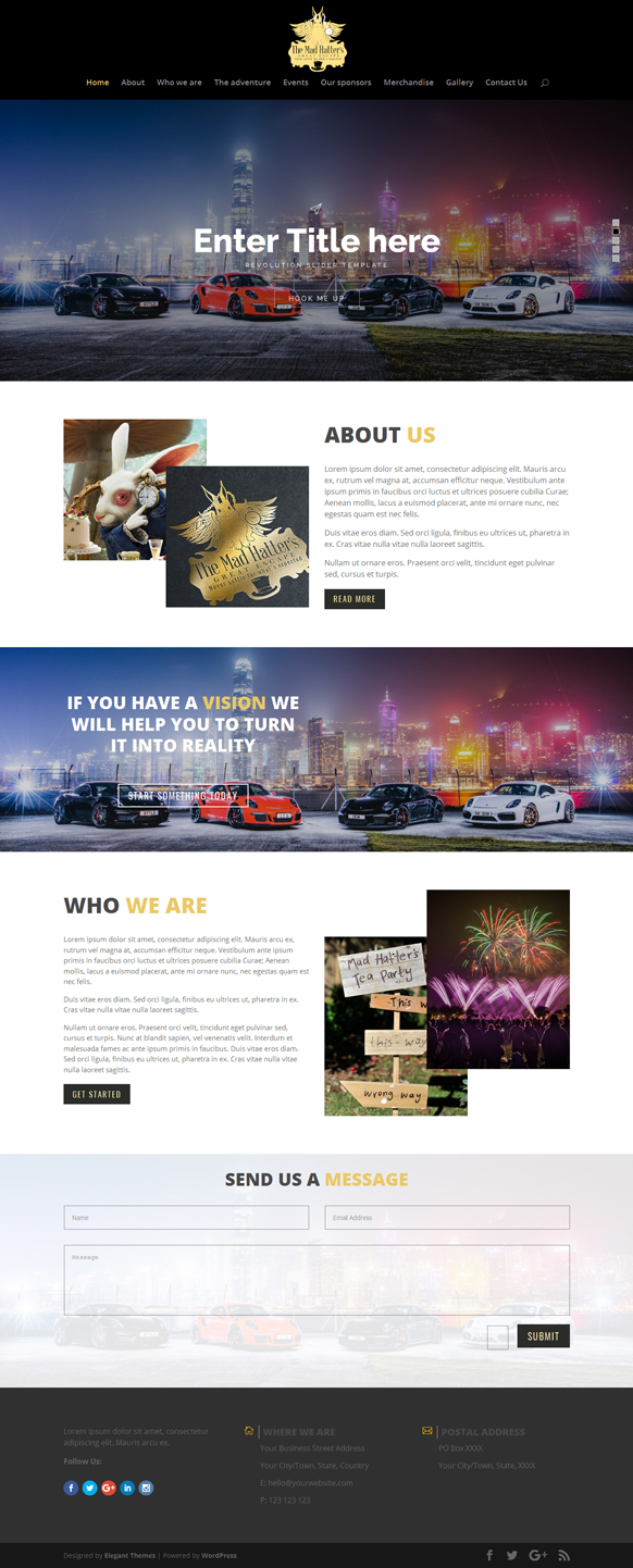 Web Design by CharaFathimalil for The Mad Hatters Great Escape LTD | Design #12740806