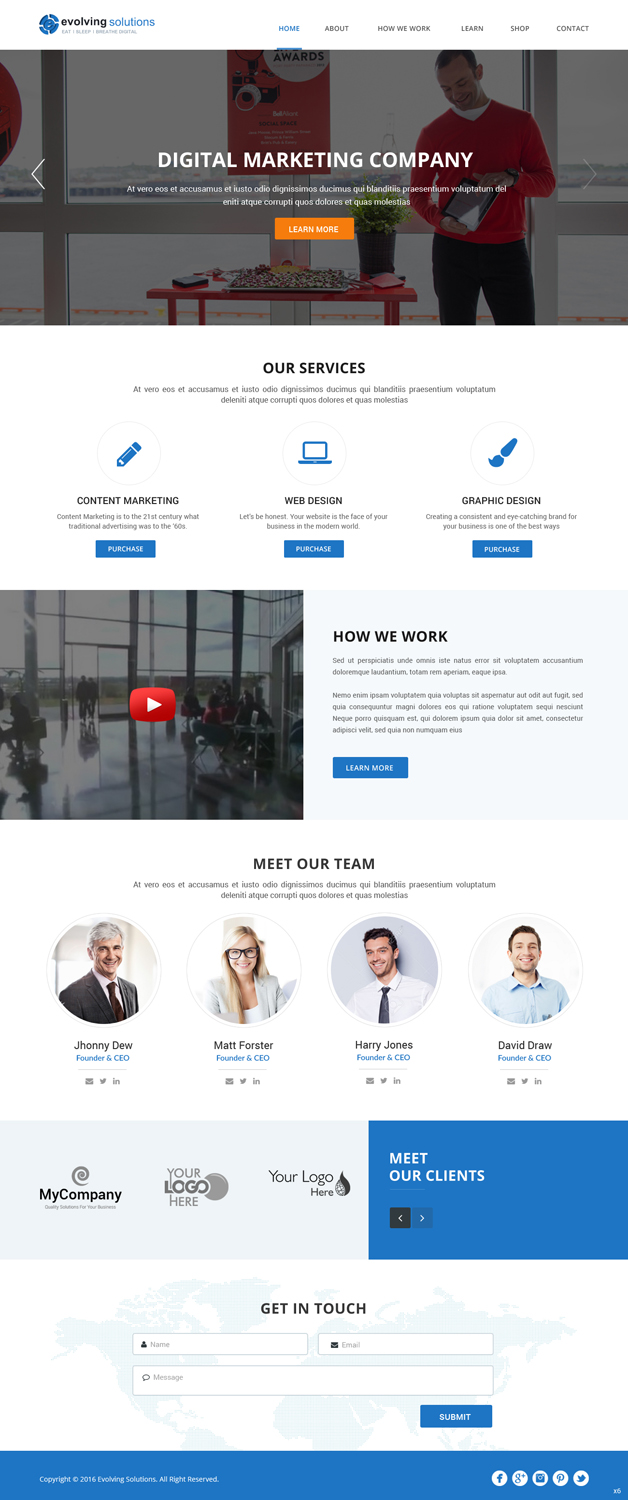 Web Design by pb for Evolving Solutions | Design #12747748