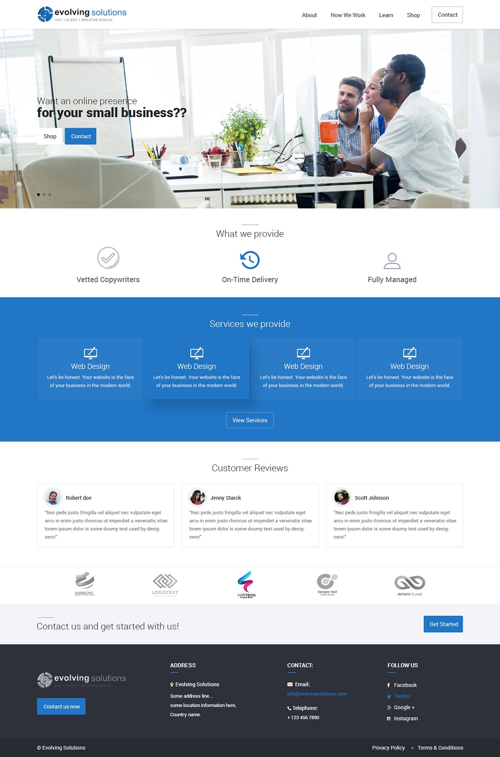 Web Design par nzdesigners pour Evolving Solutions | Design #12763481