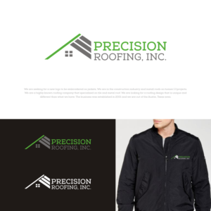 Logo Design by Rudy Graph for Precision Roofing, Inc. | Design #12735275