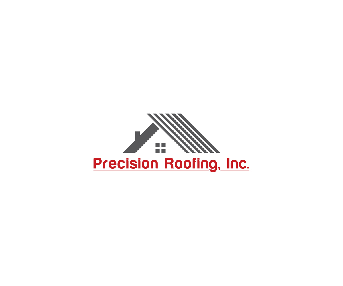 Diseño de Logo por KabhTech Studio para Precision Roofing, Inc. | Diseño #12740240