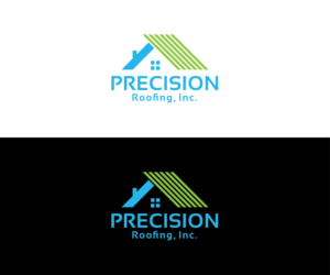 Logo-Design von KabhTech Studio für Precision Roofing, Inc. | Design: #12778694