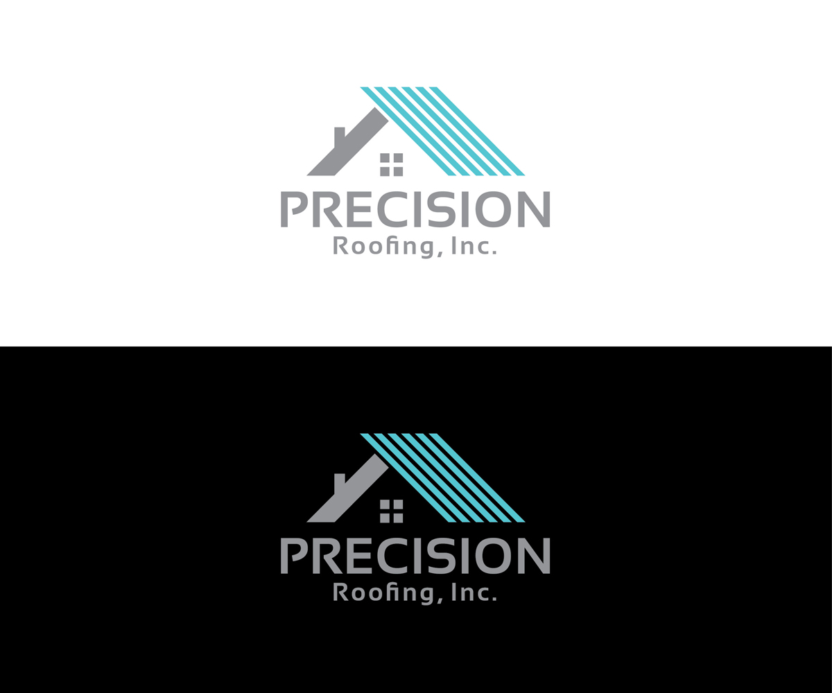 Diseño de Logo por KabhTech Studio para Precision Roofing, Inc. | Diseño #12778697
