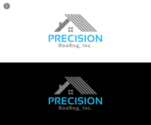 Logo-Design von KabhTech Studio für Precision Roofing, Inc. | Design: #12789801